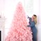 Best Choice Products Premium Artificial Pink Pampas Christmas Tree Holiday Décor w/ Foldable Metal Base